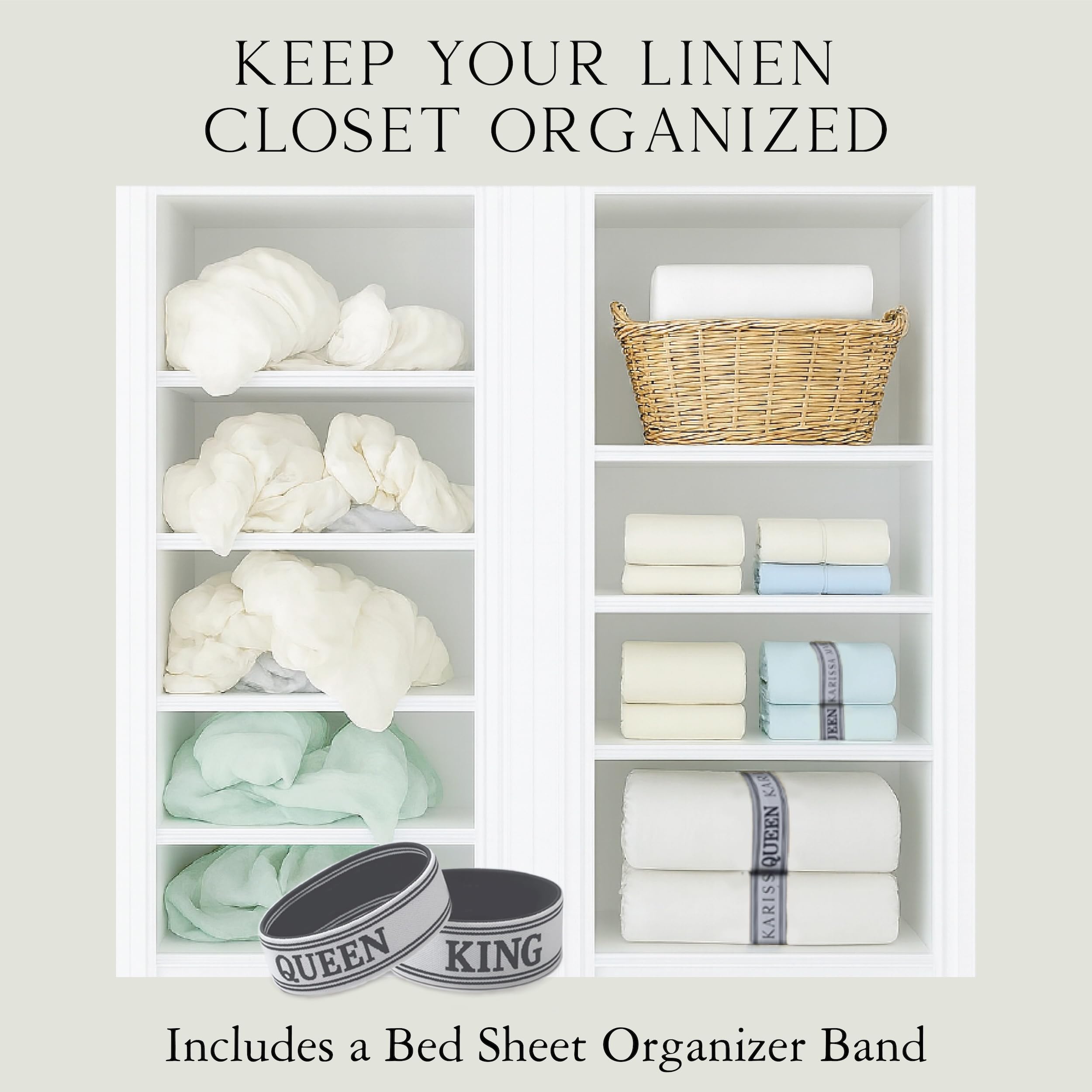 KARISSA MAE Luxury Bamboo Viscose Sheet Set