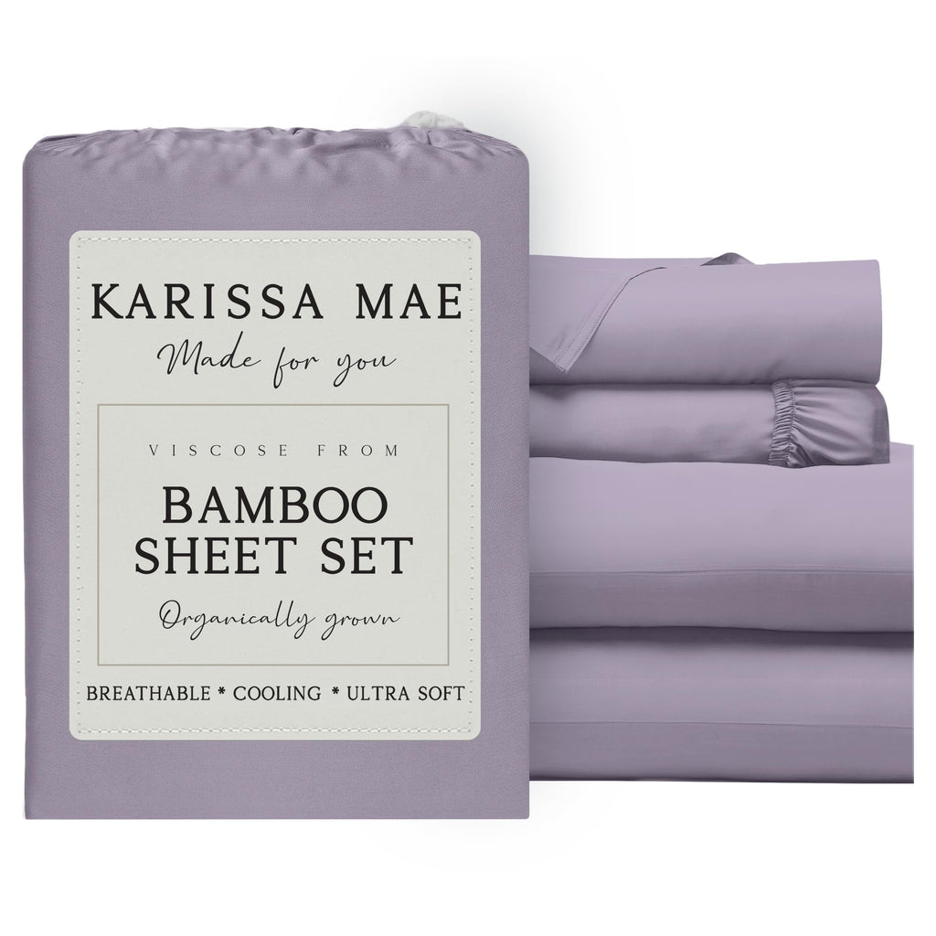 KARISSA MAE Luxury Bamboo Viscose Sheet Set