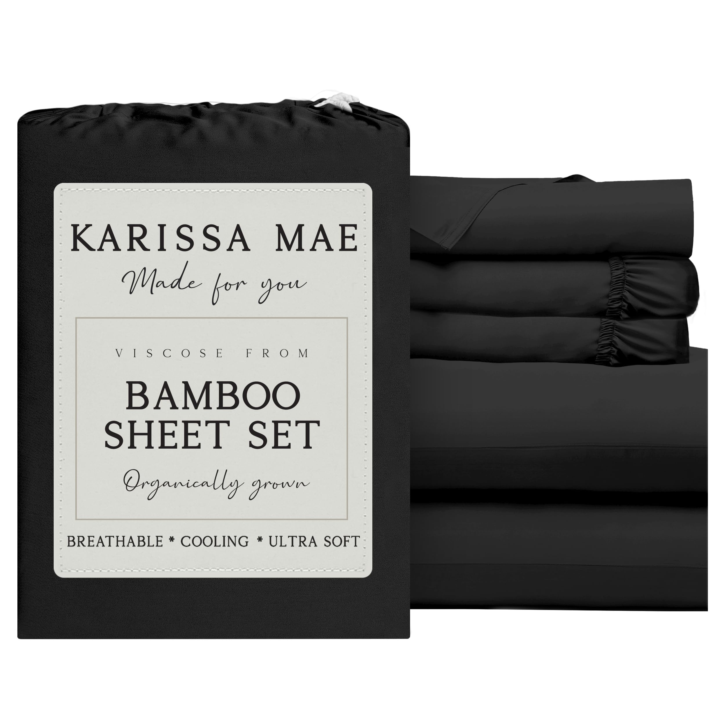 KARISSA MAE Luxury Bamboo Viscose Sheet Set