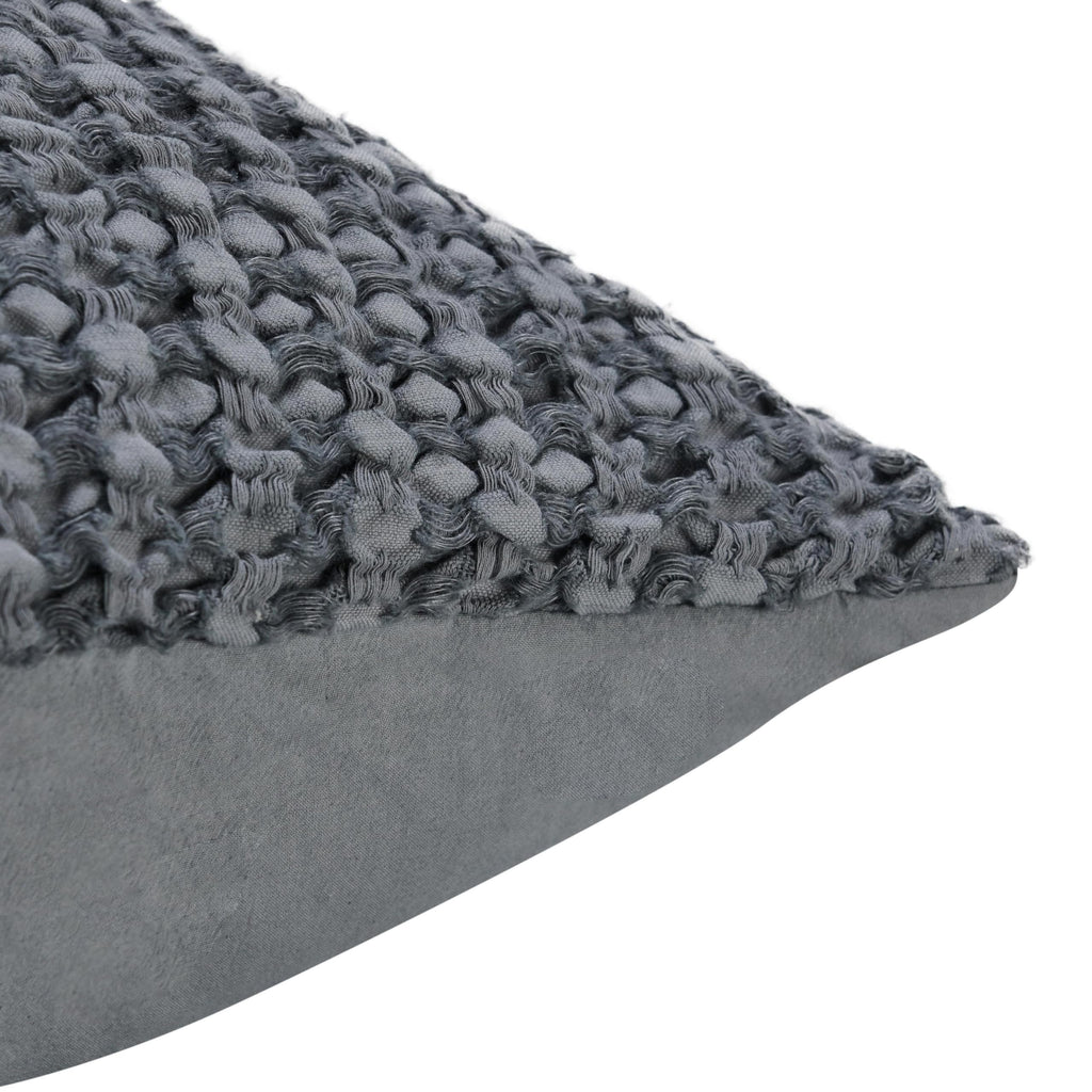 Cotton & Belgian Flax Linen King Pillow Sham, Marina Blue, 20 × 36 in