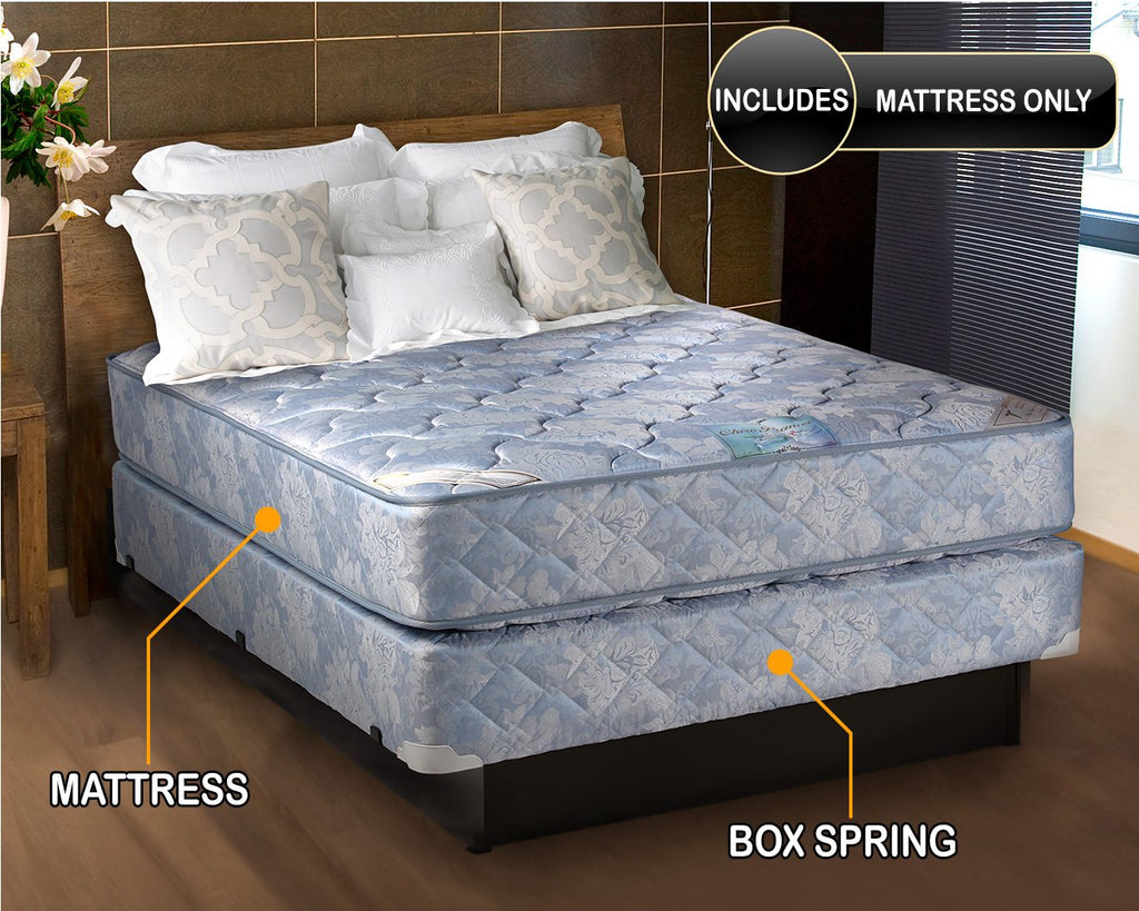 Two-Sided Orthopedic Mattress with Protective Cover, Blue